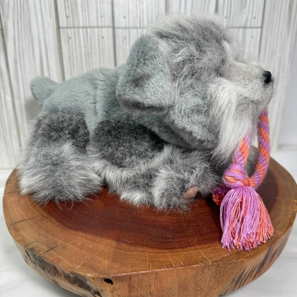Hasbro FurReal Friends Gray Puppy Dog Plush with Rope Toy 70292/70289 Asst 2007